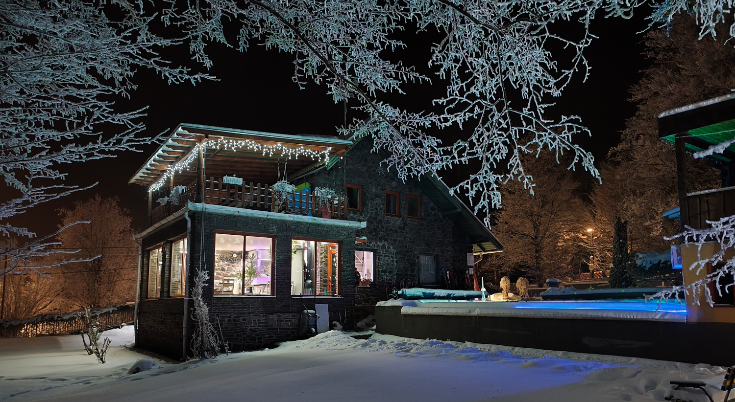 Panzió téli zúzmarában Mátraszentimre Panzió téli zúzmarában Mátraszentimre